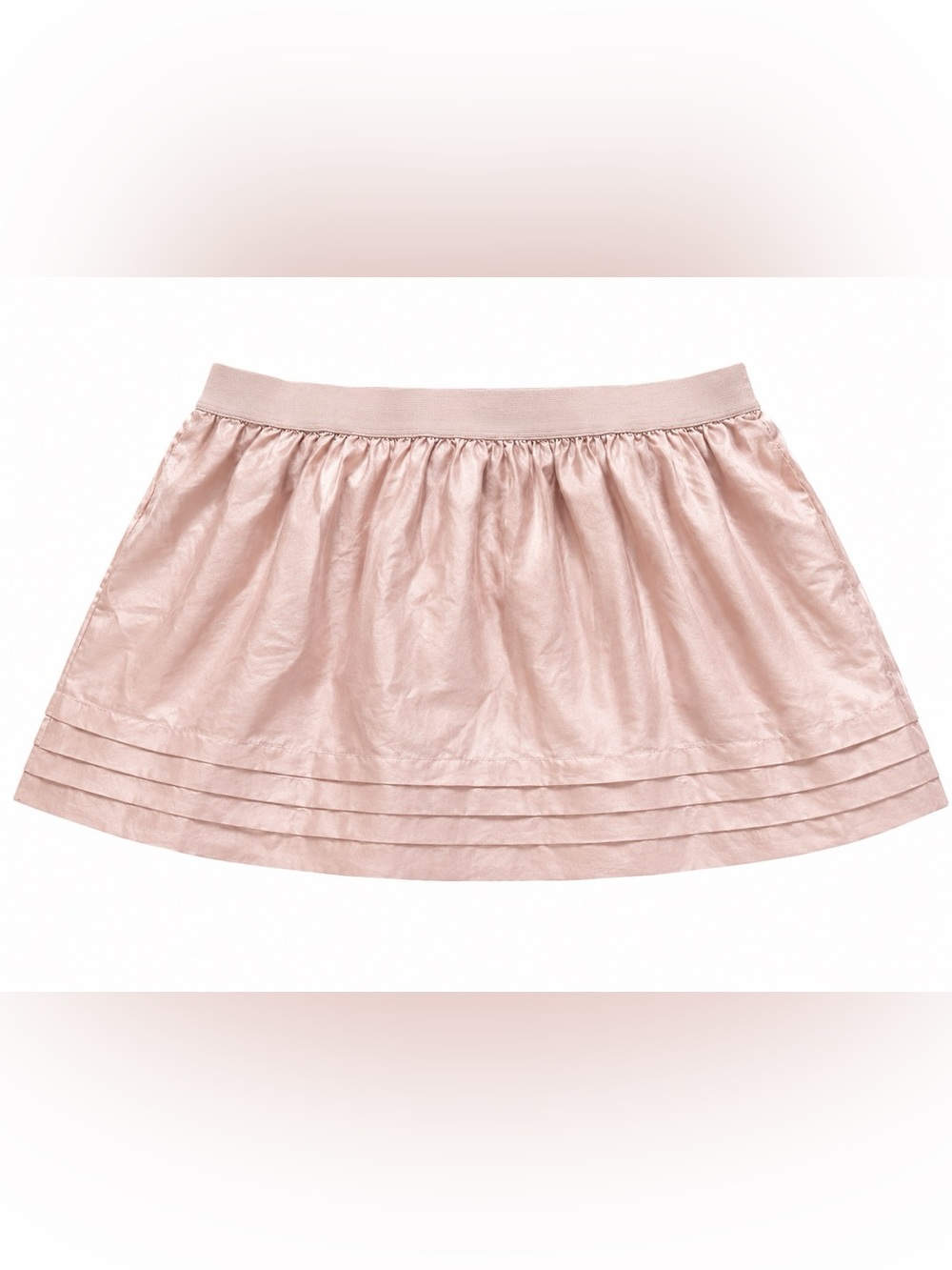 Bcbg 100% silk pink mini skirt
